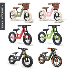 BERG BIKY Trial Groen Loopfiets 12 Inch Handrem -Chique Speelgoeds Winkel Berg biky loopfiets family
