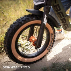 BERG BIKY Trial Groen Loopfiets 12 Inch Handrem -Chique Speelgoeds Winkel Berg biky loopfiets trial voorwiel accanten