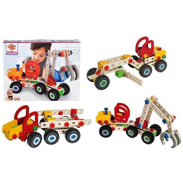 Eichhorn 3in1 Constructor 140-dlg Houten Constructie-speelgoed Harvester 3 Eichhorn 3in1 Constructor 140-dlg Houten Constructie-speelgoed Harvester