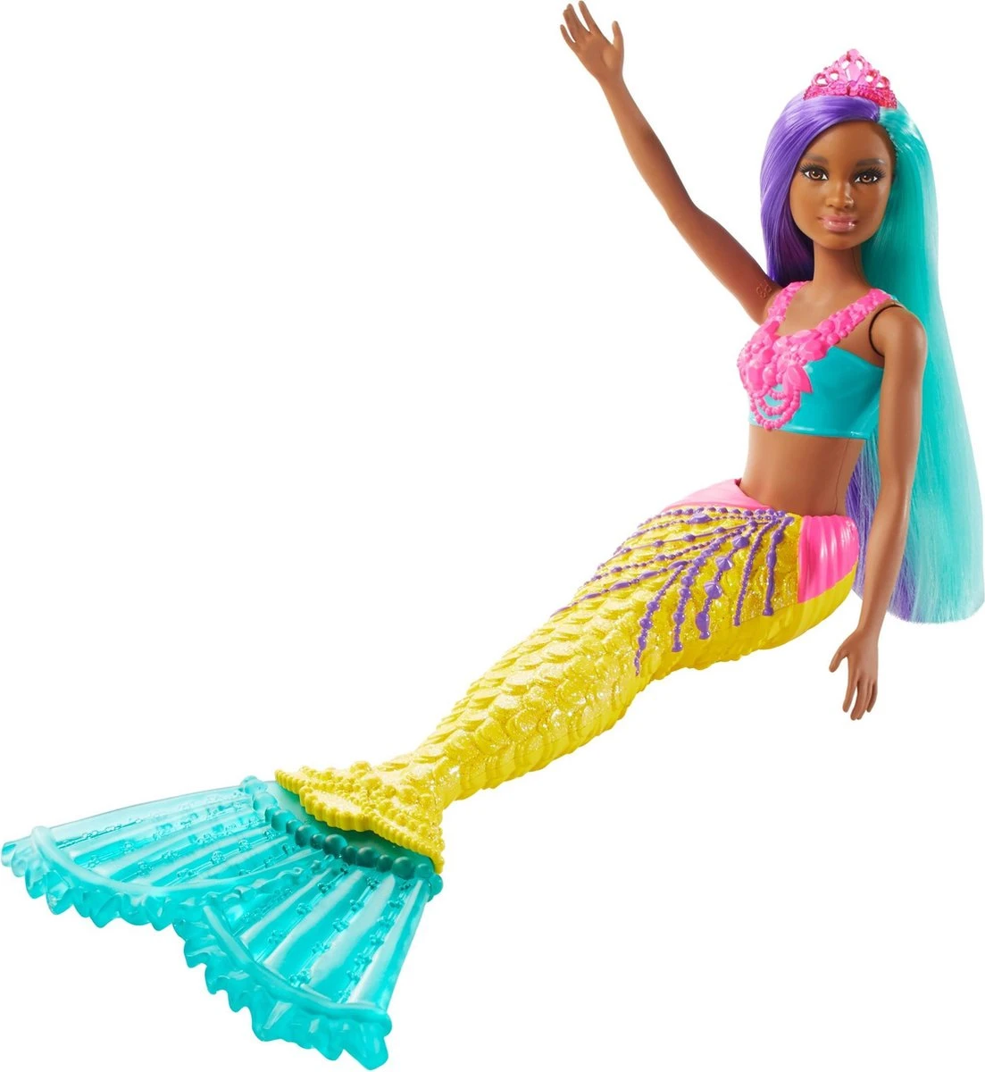 Barbie Pop Dreamtopia Zeemeermin Geel 4 Barbie Pop Dreamtopia Zeemeermin Geel - Afbeelding 2