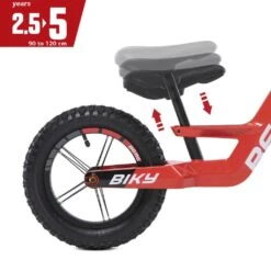 BERG BIKY Cross Red Loopfiets 12 “ -Chique Speelgoeds Winkel berg biky cross rood loopfiets 1