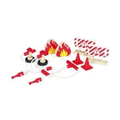 Houten Brandweer Accessoires – Pintoy -Chique Speelgoeds Winkel brandweer accessoires pintoy 1