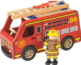 Houten Brandweerauto Pintoy 3 Houten Brandweerauto Pintoy