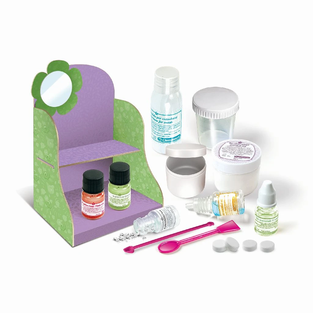 Clementoni Wetenschap & Spel Schoonheidsmaskers Experimenteerdoos 4 Clementoni Wetenschap & Spel Schoonheidsmaskers Experimenteerdoos - Afbeelding 2