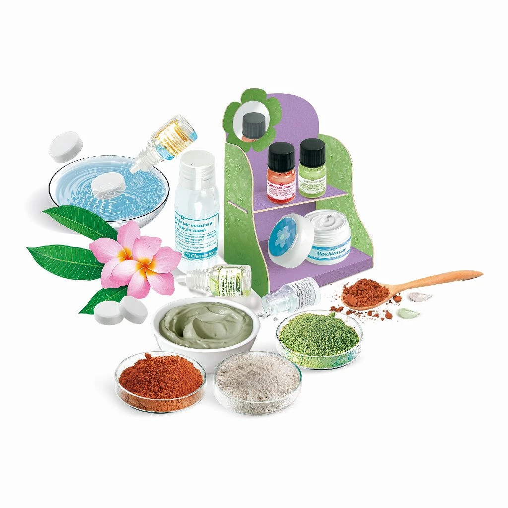 Clementoni Wetenschap & Spel Schoonheidsmaskers Experimenteerdoos 5 Clementoni Wetenschap & Spel Schoonheidsmaskers Experimenteerdoos - Afbeelding 3