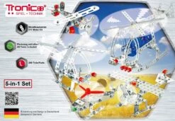 Tronico Silver Line 5 In 1 Set Consructieset – 2 Assorti -Chique Speelgoeds Winkel constructiedoos vliegtuigen tronico silver line 10270 1 1