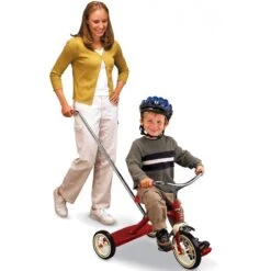 RadioFlyer Classic Red Tricycle Met Duwstang 17 RadioFlyer Classic Red Tricycle Met Duwstang -Chique Speelgoeds Winkel driewieler radio flyer red tricycle