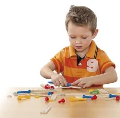 Eichhorn 4in1 Constructor 100-dlg Houten Constructie-speelgoed -Chique Speelgoeds Winkel eichhorn constructor 100 delig 3