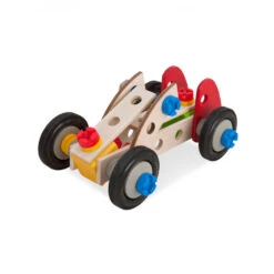 Eichhorn 3in1 Constructor 50-delig Houten Constructie-speelgoed -Chique Speelgoeds Winkel eichhorn constructor 3in1 50dlg racers 1
