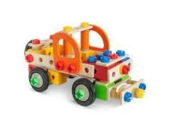 Eichhorn 4in1 Constructor 170-dlg Houten Constructie-speelgoed 9 Eichhorn 4in1 Constructor 170-dlg Houten Constructie-speelgoed -Chique Speelgoeds Winkel eichhorn 4 in 1 constructor ladderwagen takelwagen 170dlg 3