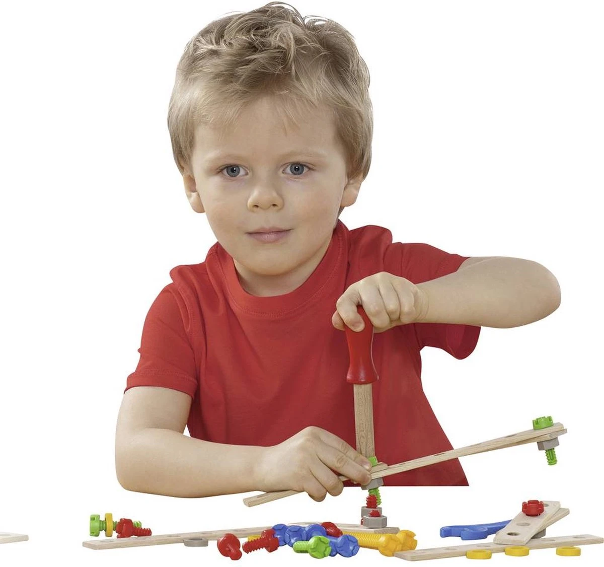 Eichhorn Constructor 75-dlg Houten Constructie-speelgoed 4 Eichhorn Constructor 75-dlg Houten Constructie-speelgoed - Afbeelding 2