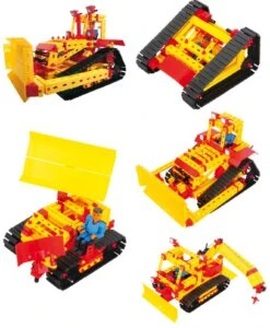 Fischertechnik Advanced – XL Bulldozer – 505280 -Chique Speelgoeds Winkel fischertechnik advanced 505280 bulldozer xxl 4