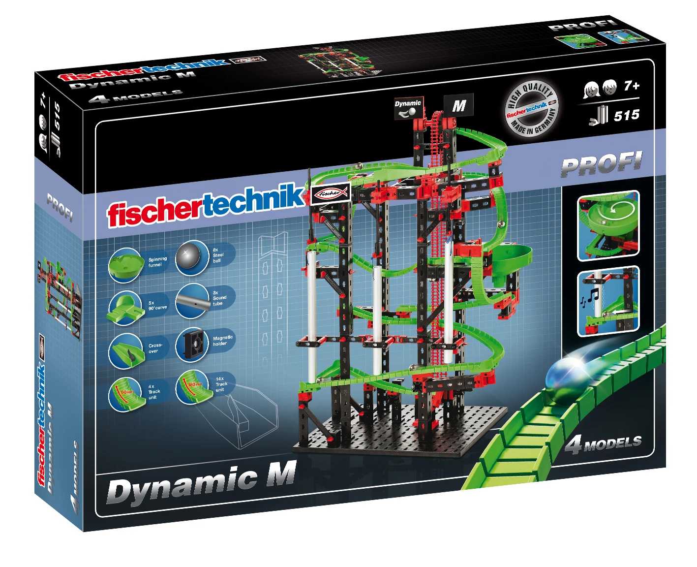 Fischertechnik Dynamic M Knikkerbaan 3 Fischertechnik Dynamic M Knikkerbaan