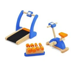 Set Fitnessruimte -Chique Speelgoeds Winkel fitnessruimte poppenhuis pintoy 3506 1