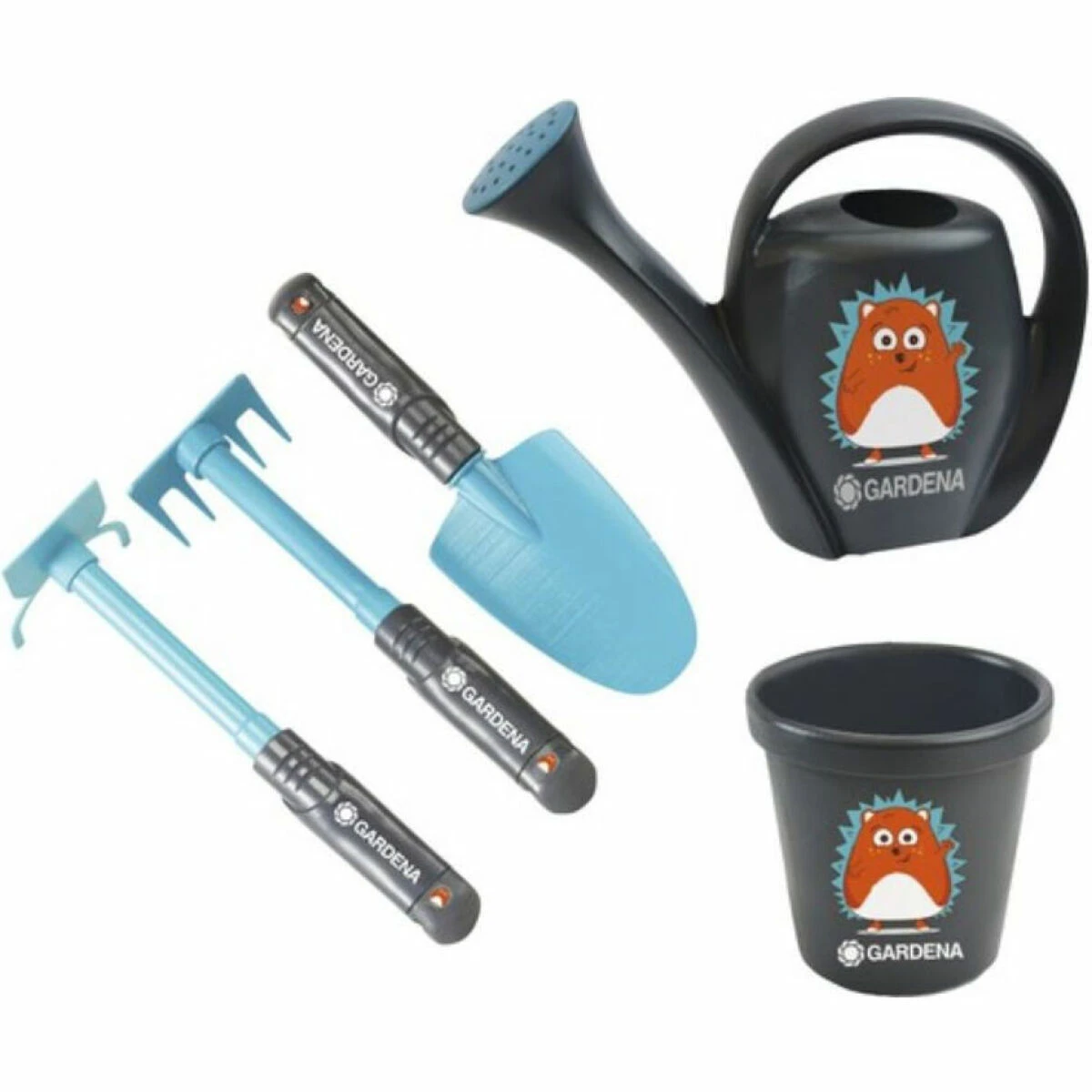 Gardena Kinder-tuingereedschap Schep Hark Schoffel En Gieter 4 Gardena Kinder-tuingereedschap Schep Hark Schoffel En Gieter - Afbeelding 2