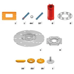 Geomag Mechanics – 146 Delig -Chique Speelgoeds Winkel geomag mechanics 146 delig 3