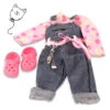 Gotz Poppen Kledingset Denim Tuinbroek 2 Gotz Poppen Kledingset Denim Tuinbroek -Chique Speelgoeds Winkel gotz 3402191 kledingset tuinbroek