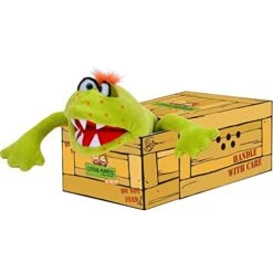 Handpop Captain Green In The Box Living Puppets -Chique Speelgoeds Winkel handpop living puppets in the box w716 captain green 1