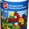 Blokkenset HEROS Fantasy 130-delig -Chique Speelgoeds Winkel houten blokken fantasy in ton heros 11301