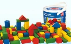 Blokken Gekleurd 50 Stuks -Chique Speelgoeds Winkel houten blokken heros 50151 1 1