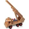 Houten Brandweerwagen Fagus Ladderwagen -Chique Speelgoeds Winkel houten brandweerwagenfagus 10.48