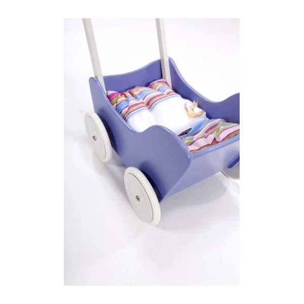 Houten Poppenwagen Purple 7 Houten Poppenwagen Purple - Afbeelding 5