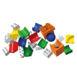 Hubelino Knikkerbaan Uitbreidingsset Katapult 41-delig -Chique Speelgoeds Winkel hubelino 882 knikkerbaan uitbreiding katapult 1 1