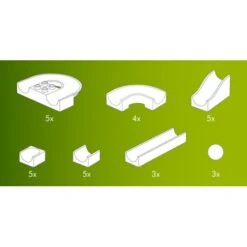 Hubelino Knikkerbaan Baanelementen Aanvulset 30-delig 10 Hubelino Knikkerbaan Baanelementen Aanvulset 30-delig -Chique Speelgoeds Winkel hubelino knikkerbaan 30 delig 420046 2