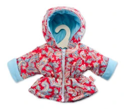 Poppenjas “Happy” Mt. 35 – 45 Cm. -Chique Speelgoeds Winkel jas happy pop heless 1225 2225 1 1