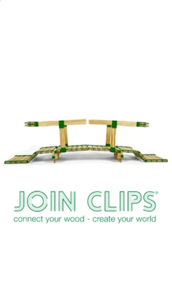 Kapla Join Clips Basic Set Home Edition JC200/40 -Chique Speelgoeds Winkel join clips 1665411071029