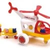 VikingToys Jumbo Ambulance Helikopter +brancard En 2-poppetjes -Chique Speelgoeds Winkel jumbo ambulance helikopter vikingtoys 1