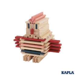 Kapla BA120BRR 120 Ton Blauw Rood En Rose 7 Kapla BA120BRR 120 Ton Blauw Rood En Rose -Chique Speelgoeds Winkel kapla 120 blauwe rood roze 1