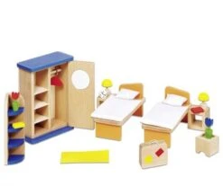 Meubelset Kinderkamer III -Chique Speelgoeds Winkel kinderkamer poppenhuis goki 51745 1