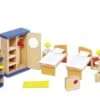 Meubelset Kinderkamer III -Chique Speelgoeds Winkel kinderkamer poppenhuis goki 51745