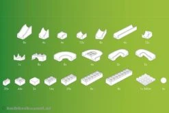 Hubelino Knikkerbaan Bouwdoos 200-delig 9 Hubelino Knikkerbaan Bouwdoos 200-delig -Chique Speelgoeds Winkel knikkerbaan 200 delig hubelino 420183 2