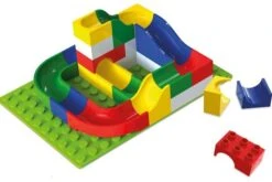 Hubelino Knikkerbaan Bouwdoos Mini-set 45-delig -Chique Speelgoeds Winkel knikkerbaan 45 delig hubelino 420139 1 1