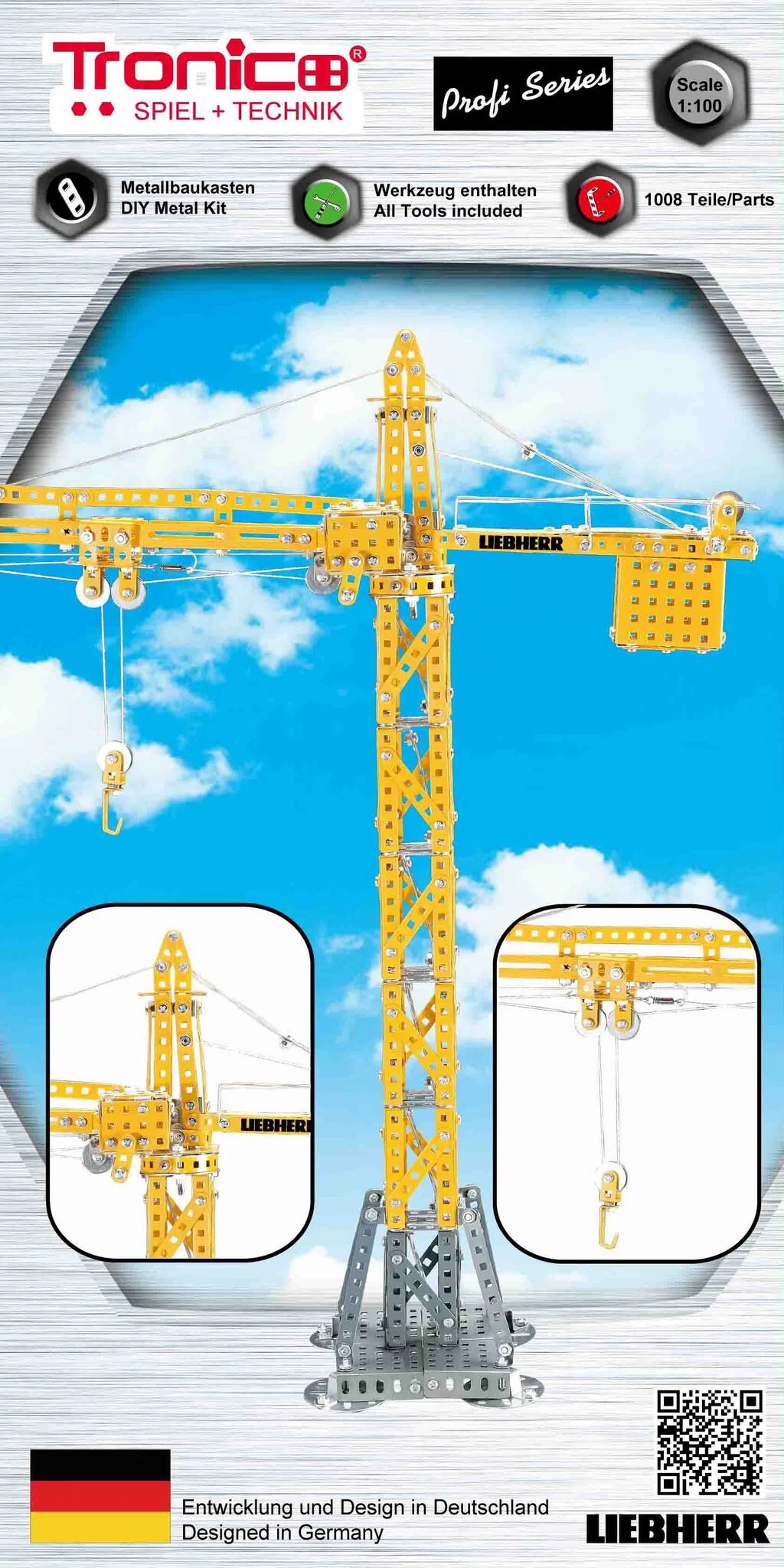 Tronico Profi Liebherr Torenkraan – 1 : 100 3 Tronico Profi Liebherr Torenkraan – 1 : 100
