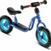 PUKY 4055 LRM Loopfiets Blauw 10inch -Chique Speelgoeds Winkel loopfiets lrm blauw voetbal puky 4055