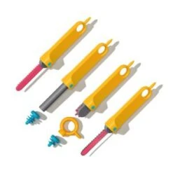 Makedo Invent 360 Gereedschapsset Voor Karton Kindergereedschap 23 Makedo Invent 360 Gereedschapsset Voor Karton Kindergereedschap -Chique Speelgoeds Winkel makedo explore 126 Tools set karton knutselset 300x300 1 1