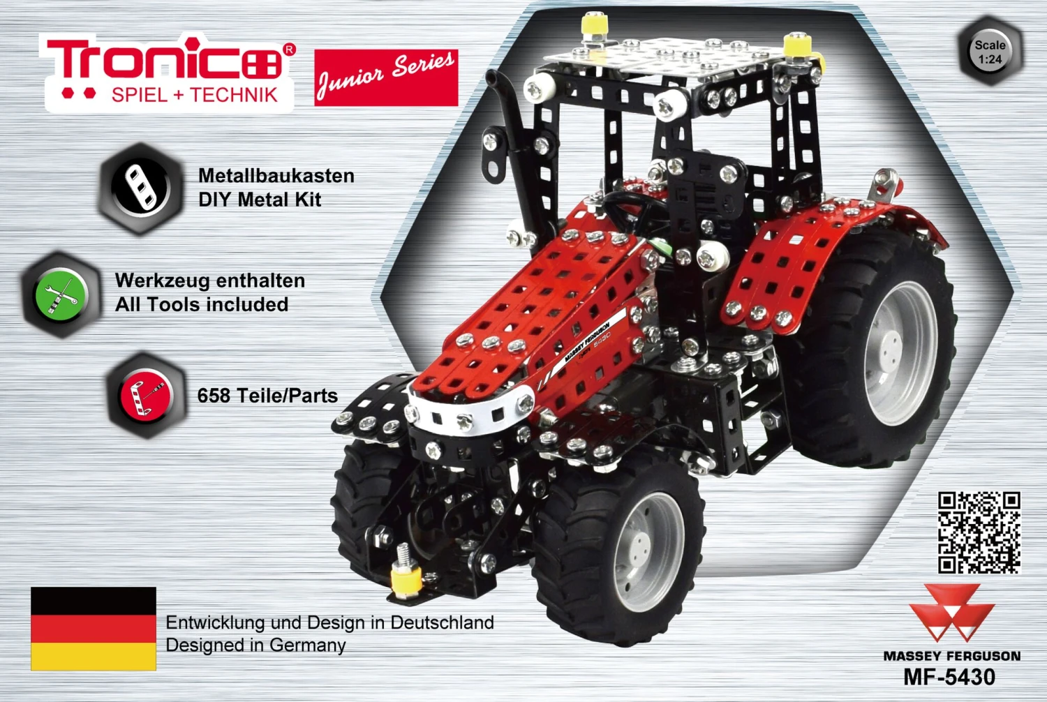 Tronico Junior Massey Ferguson MF5430 – 1 : 24 4 Tronico Junior Massey Ferguson MF5430 – 1 : 24 - Afbeelding 2