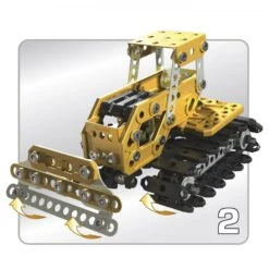 Meccano 16301 Excavator Graafmachine Contructiespeelgoed -Chique Speelgoeds Winkel meccano 16301 graafmachine bulldozer 2