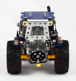 Tronico Mini New Holland T4 Met Aanhangwagen – 1 : 32 -Chique Speelgoeds Winkel new holland t4 met aanhanger tronico mini 10056 3