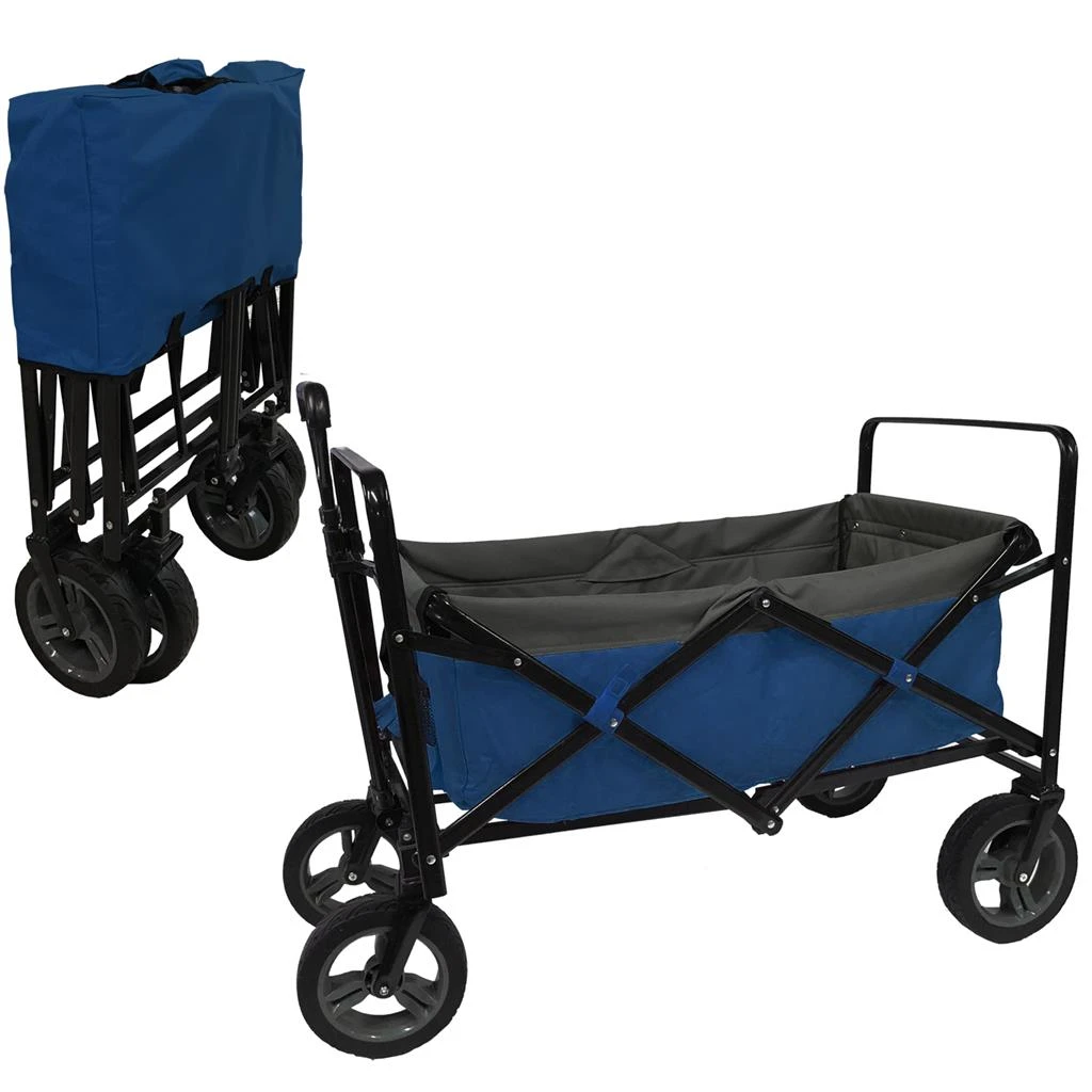Mc-Sports Outdoor Bolderwagen Blauw/grijs 5 Mc-Sports Outdoor Bolderwagen Blauw/grijs - Afbeelding 3