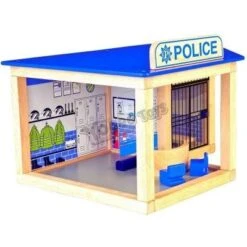 Pintoy Houten Politiebureau -Chique Speelgoeds Winkel politie bureau pintoy 10584 1 1
