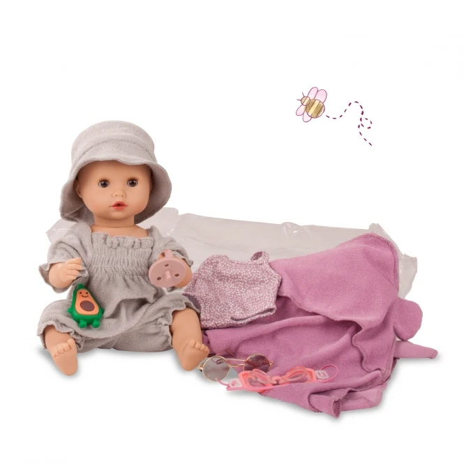 Götz Bad- En Plaspop Sleepy Aquini Girl Avocado (33 Cm.) 3 Götz Bad- En Plaspop Sleepy Aquini Girl Avocado (33 Cm.)