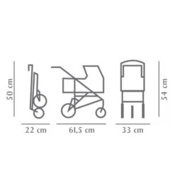 3-wielige Poppenbuggy Gotz Happy Flower -Chique Speelgoeds Winkel poppenbuggy happy flower gorz 3402380 1