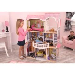Poppenhuis / Barbiehuis Magnolia -Chique Speelgoeds Winkel poppenhuis barbiehuis magnolia kidkraft 65839 8