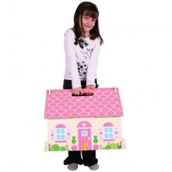 Poppenhuis Blossom Cottage -Chique Speelgoeds Winkel poppenhuis blossom cottage bigjigs jt123 3