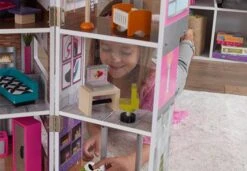 Poppenhuis Modern Deluxe Herenhuis -Chique Speelgoeds Winkel poppenhuis kidkraft 65883 modern deluxe herenhuis 4