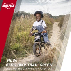 BERG BIKY Trial Groen Loopfiets 12 Inch Handrem -Chique Speelgoeds Winkel preview 1080x1080 Insta FB BERG Biky Trail Green